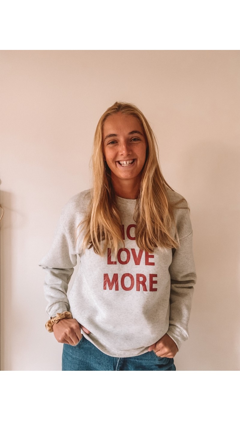 Sweatshirt gris  LOVE