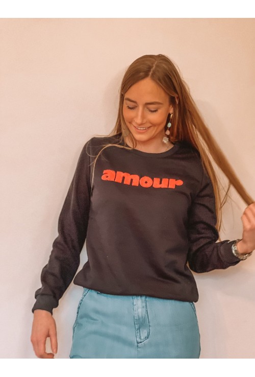 Sweatshirt AMOUR BLEU