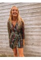 petite robe TARA à paillettes multicolores
