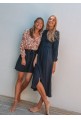 Robe longue ANNABELLE bleu marine