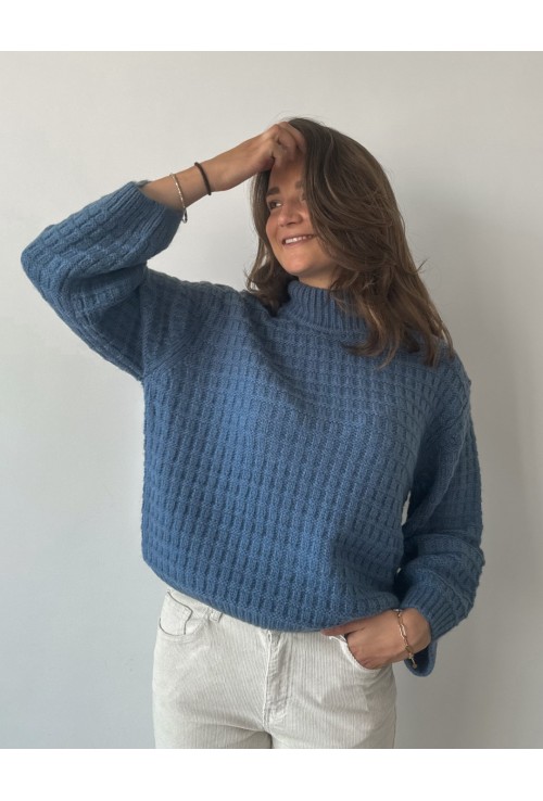 Gros pull PIERRE BLEU ras du cou