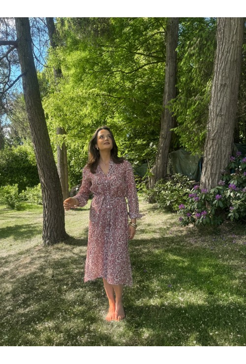 Robe mid NELLY BORDEAUX