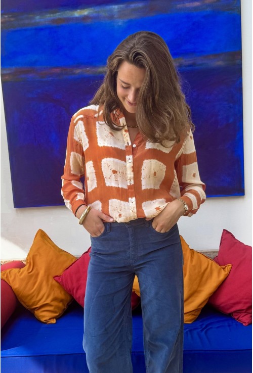 Chemisier ODILIA  tie and dye