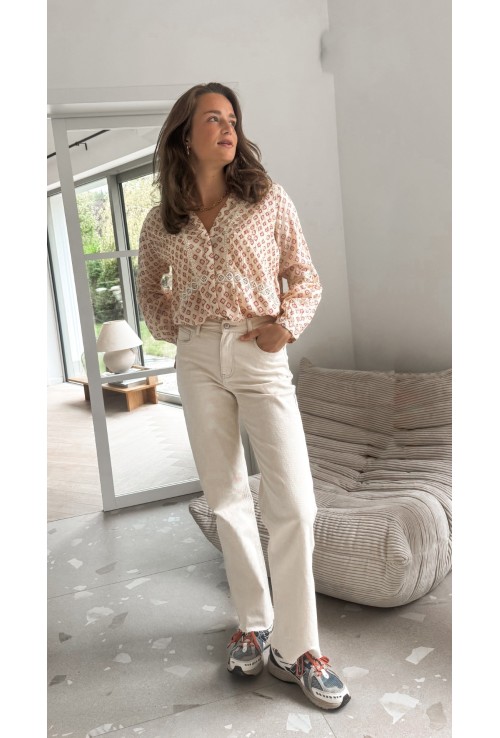 Jeans CHAD ECRU flare