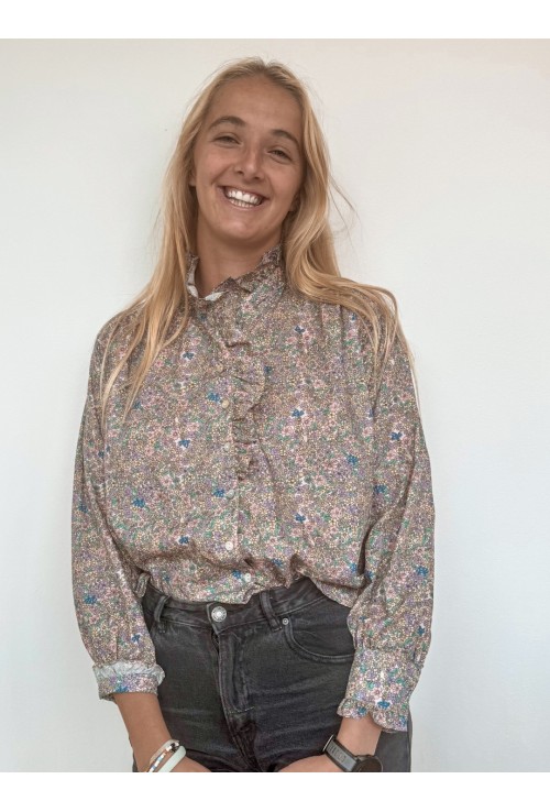 Chemisier à froufrous GABY LIBERTY