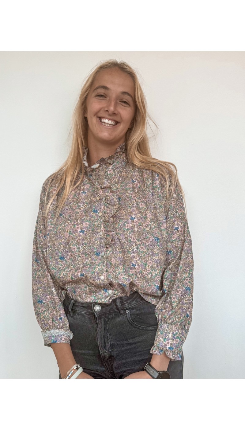 Chemisier à froufrous GABY LIBERTY