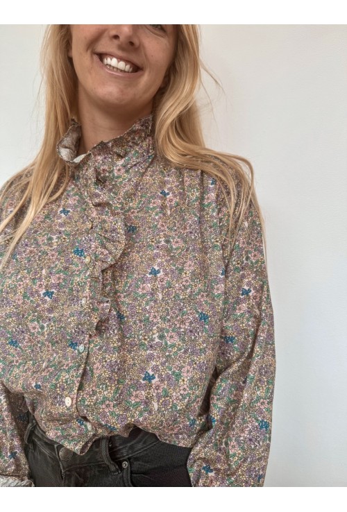 Chemisier à froufrous GABY LIBERTY