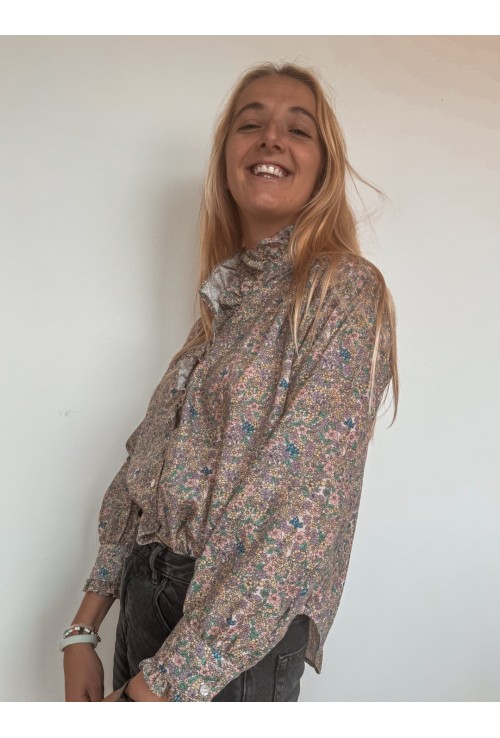 Chemisier à froufrous GABY LIBERTY