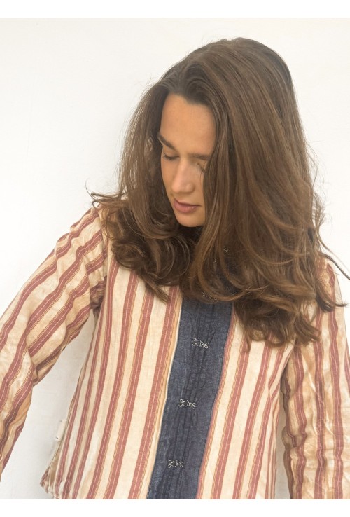 Veste brodée OLIVER BLEU JEAN