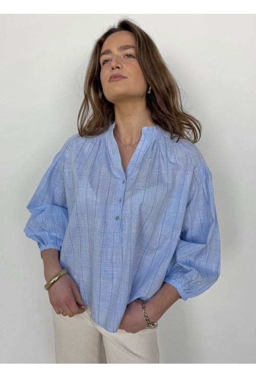 Chemisier JACK CIEL A CARREAUX